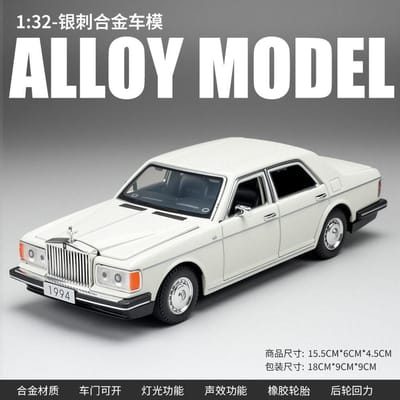 1:32 Metalen Diecast Modelauto Legering Compatibel Met Rolls Royce Silver Spur 1994 Trendy Sieraden Verzamelingen Hobby Vakantiecadeau