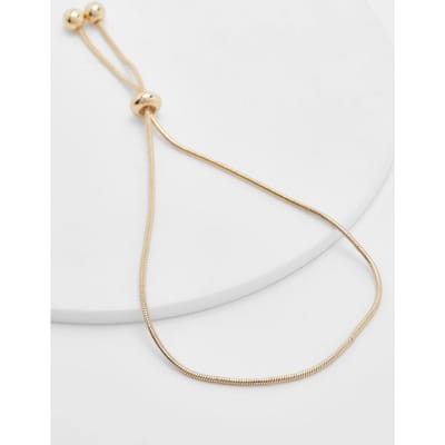 boohoo Dames Basis Toggle Armband | Goud