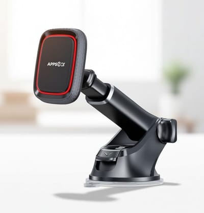Maison Elara Magnetische Telefoonhouder Auto – Dashboard & Voorruit Houder met Uitschuifbare Arm – Universele Magnetic Car Phone Mount voor Smartphones