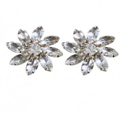 Schoenclips -zilverkleur- 3.5 cm -Trouwen- Charme Bijoux
