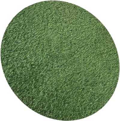 Kunstgras Tafeldecoratie - Ronde Grasmat Placemat - Eetkamer Decoratie - Natuurlijke Graslook - 60x60x2.5 cm - Groen