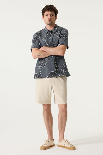 GARCIA Heren Effen Shorts Wit
