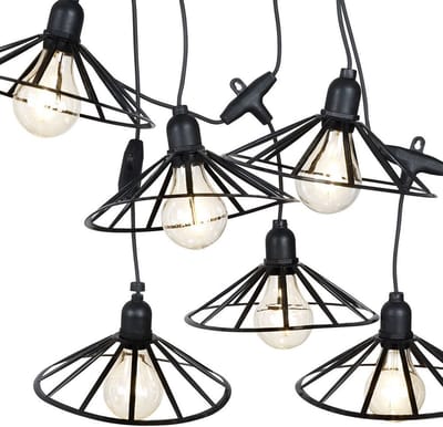 Lichtsnoer Buiten LED 5,5 m 6 stuks - Tuinverlichting - Lichtslinger - Lichtslingers voor Buiten