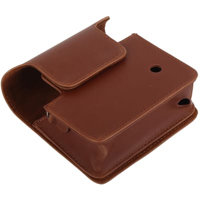 Étui de protection en cuir PU pour appareil photo avec bandoulière pour SQ6 White