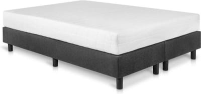 Bed4less Boxspring 120 x 200 cm - Met Matras - Twijfelaar (120 cm breed) - Antraciet