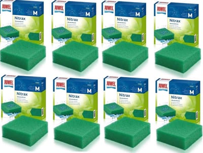 Juwel - Nitrax M (compact) - Filterspons - Filtermateriaal - Groen - 8 stuks - Voordeelverpakking