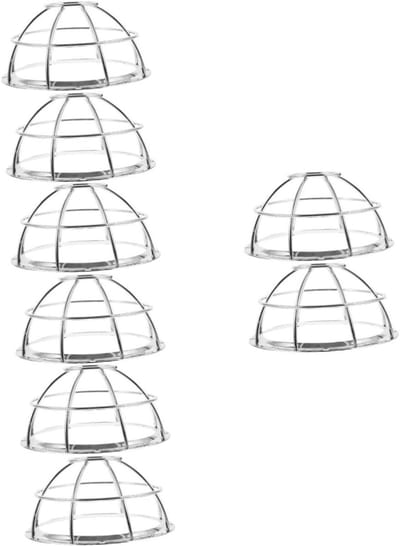 Detector Beschermhoes - Alarm Kap - Beveiliging Installatie - Roestvrij Staal - 8 Stuks - Zilver