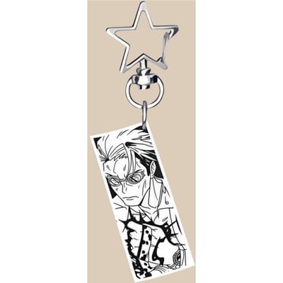 Anime Acryl Sleutelhanger voor Jjk Choso Ryomen Sukuna Kento Nanami Yuta Okkotsu Acryl Zelfgemaakte Sleutelgesp Tas Hanger Speelgoed Cadeaus gray