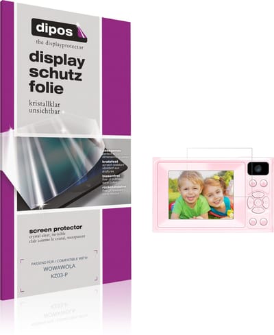 dipos – 4x Beschermfolie geschikt voor WOWAWOLA KZ03-P | Krasbestendige & heldere Screenprotector Ultra-Thin