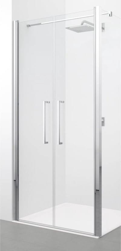 Novellini Young 2.0 2B draaideur 2 delig voor nis 87/91x200cm matchroom profiel helder glas