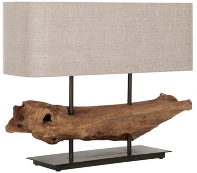 MUST Living Tafellamp Log Erosion – 70x28 cm