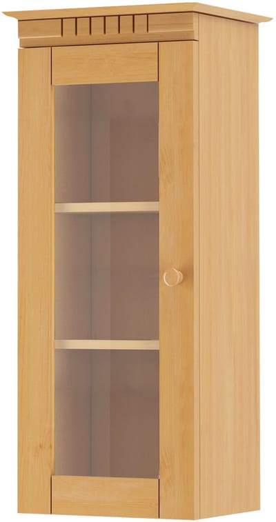 Cubrix-Wandkast - 1-Deur in klassiek landhuisdesign van grenenhout