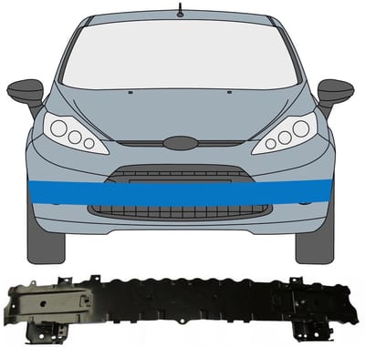 Versterking voorbumper / balk voor Ford Fiesta 2008-2017