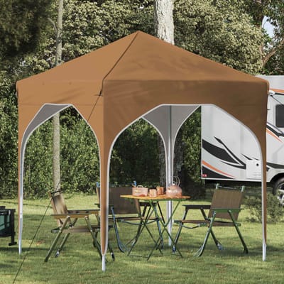 vidaXL - Pop-up - Feesttent - 194 - x - 194 - x - 245 - cm - Beige