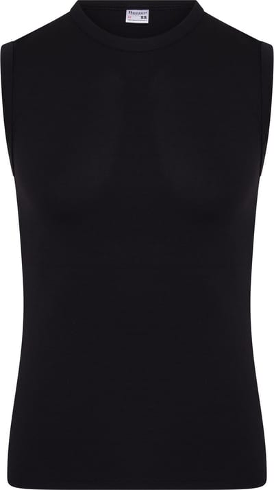 Beeren heren mouwloos shirt Young - microvezel - zwart - maat XXL