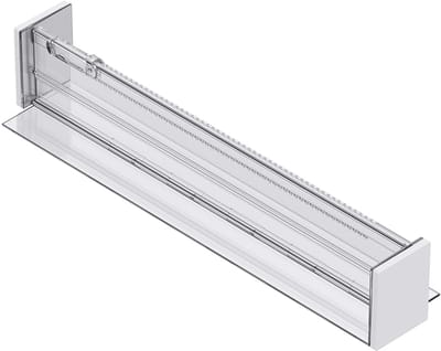 So Clever Ladeverdeler 6.4 cm hoog 6 stuks (voordeelbundel) - Transparant - Klaar voor gebruik | Verstelbaar | Uitschuifbaar | Anti-slip
