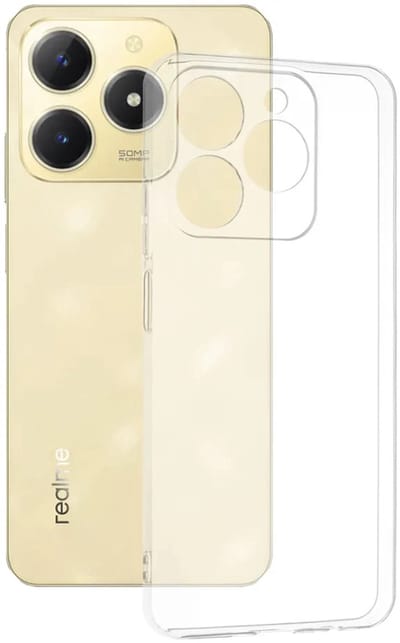 Hoesje geschikt voor Realme C61 - Techsuit Clear Silicone Back Cover - Transparant