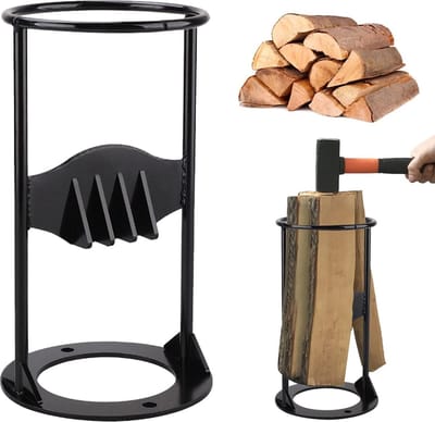 Handmatige houtsplijter, brandhoutsplijter, houtsnijder, koolstofstaal, zwaar handmatig kloofgereedschap, brandhoutsplijter, geschikt voor thuis