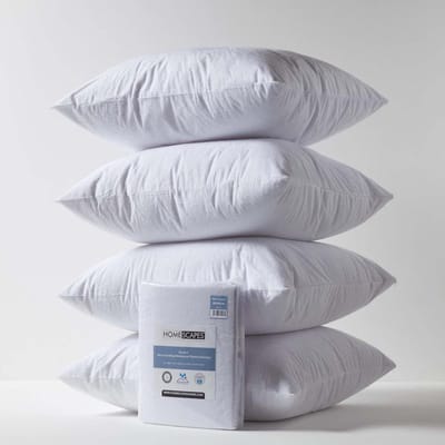Set van 4 waterdichte kussenbeschermers - 65 x 65 cm, ademend en hypoallergeen