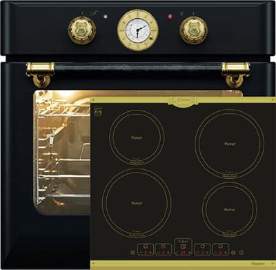 Kaiser Inbouwoven EH 6432 BE 68 L, 60 cm+KCT 6195 IEm inductiekookplaat 60 cm