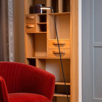 Lucide LAVALE - Leeslamp - LED Dimbaar - 1x3W 2700K - Zwart