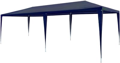 Feesttent - Tuinpaviljoen Partytent - Buitenfeesten Organiseren - UV- en Waterbestendig - 3x6m - Blauw