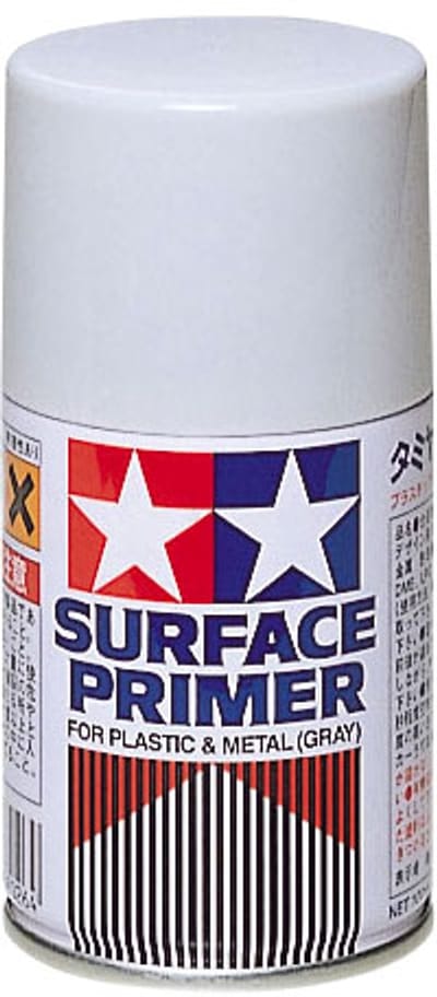 Tamiya Hobbyverf Acrylverf - 87026 Surf Primer Grey - Acryl Spray - Verf spuitbus - 100 ml