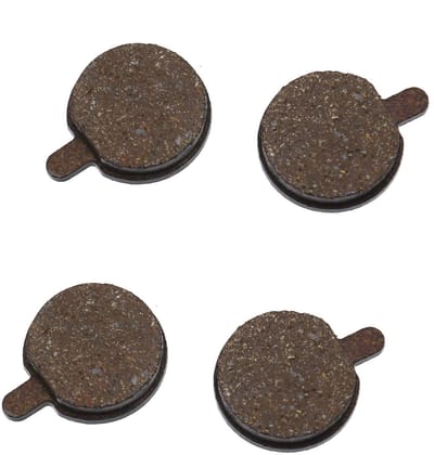 Dailygoods- Schijfrem Pads - 4 Stuks - Semi-metallic Verbinding - Geschikt Voor ZOOM5 - Universeel - Diameter 18,5 mm - Zwart Hars - Remblokken