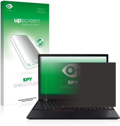 upscreen - privacy screenprotector voor Lenovo ThinkPad T15 Gen 2 - Folie Beschermfolie Blauwlichtfilter