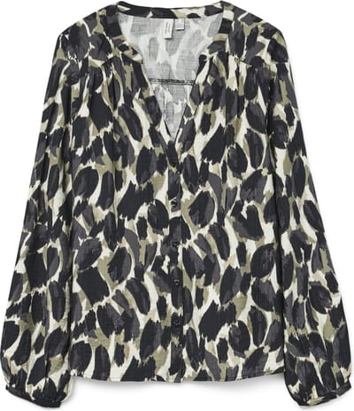 VERO MODA - VMFANINI L/S SHIRT WVN BTQ GA - Dames - Blouses