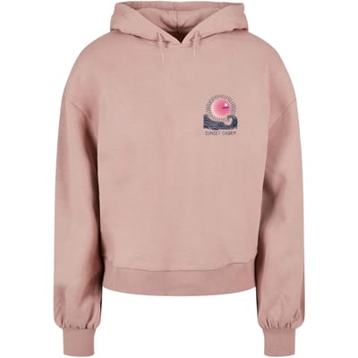 Merchcode - Sunset Charm Oversized Hoodie/trui - 3XL - Roze
