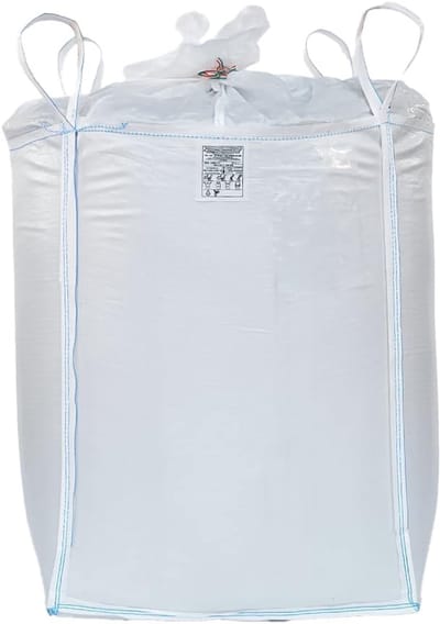 Big Bag - Transporttas Polypropyleen - Zwaar Materiaal Vervoeren - Snoepsluiting - 90x90x120 cm - Speciaal Afval