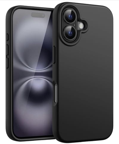 Hoesje Geschikt voor iPhone 17 - Zwart - Siliconen Back Cover met Camera Bescherming - Shockproof Telefoonhoesje