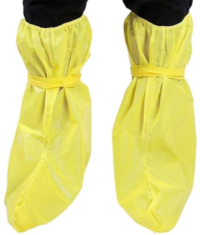Dailygoods- Laarshoezen Chemische Bescherming - Zuur- en Alkalibestendig - Slipbestendig - Meerlaags Barrièreweefsel - Hoge Zichtbaarheid - Comfortabel en Duurzaam - Overschoenen