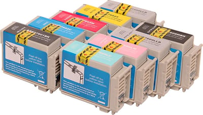 ABC huismerk set 9x inktcartridge geschikt voor Epson T7601 - T7609 geschikt voor Surecolor SC-P600