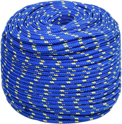 Boottouw - Vastzetkoord - Boot Vastmaken - Weerbestendig PP - 6 mm 250 m - Blauw