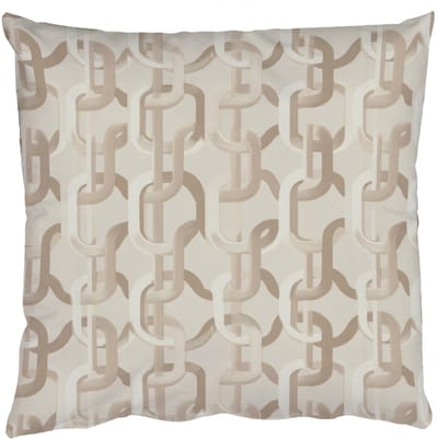 Sierkussens - Kussentjes Woonkamer - 50x50 cm - Motief - Abstract - Beige