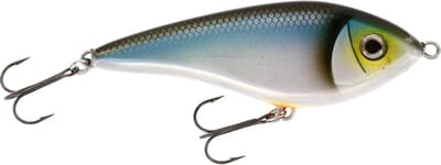 Zwem Lokaas - Hangend aas - Vissen op snoek - Uniek S-vormig zwempatroon - 12 cm 53 g - Blauwe haring