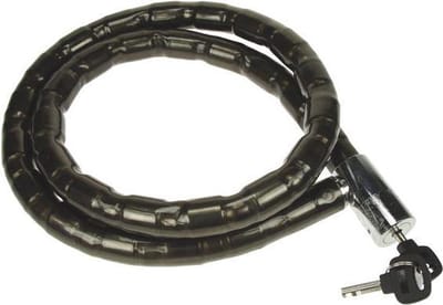 Perel Kabelslot Gepantserd 120 X 2,2 Cm Staal Zwart