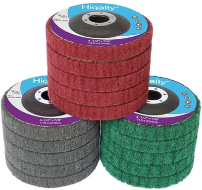 15 Delige Nylon Fiber Schuur- en Polijstschijven voor Haakse Slijper