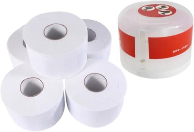 Nekpapier Set - Kapperspapier Nekbeschermer - Haarknippen - Rekbaar en Zacht - 6 Stuks - Wit