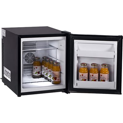 Koelkast Thermo-elektrisch 28L, Volledige deur, LED, Zwart, Hoge koelcapaciteit, Thermostaat 5-18 ℃ 100-240V