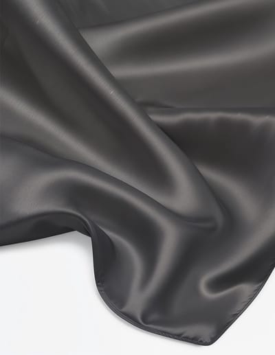 Zijden Kussensloop - Antraciet - 50 x 70 cm - Premium Kwaliteit - inSilk - 100% Zijde - Glad en Soepel - Luxe en Zacht