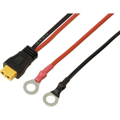 Ringkabelschoen voor XT60-aansluitkabel 0,25 m TC-13619316 Zwart, Rood TRU COMPONENTS Inhoud: 1 stuk(s)