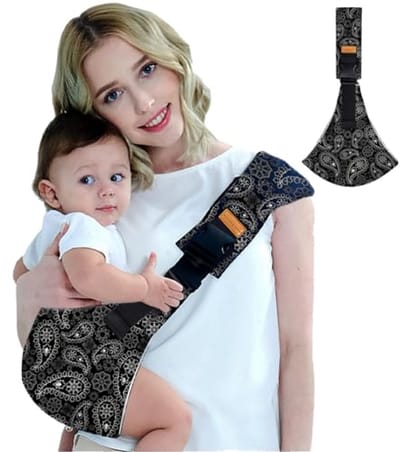 Comfortabele Zijdraagtas voor Baby's van 3 tot 36 Maanden - Verstelbare Draagzak tot 15 kg