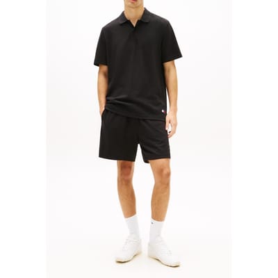 Tommy Hilfiger Tjm Regular Waffle Polo Black Size: S | Polo Shirts Outlet | Heren | Zwart