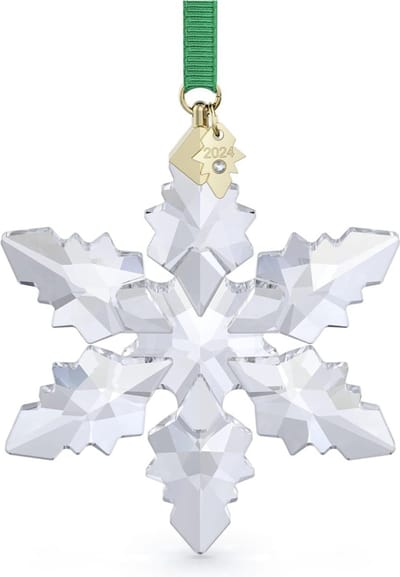 Swarovski beeldje Kerstster 2024 5717890 | Annual Edition ornament decoratie voor feestdagen | sneeuwvlok stijl voor raam of boom