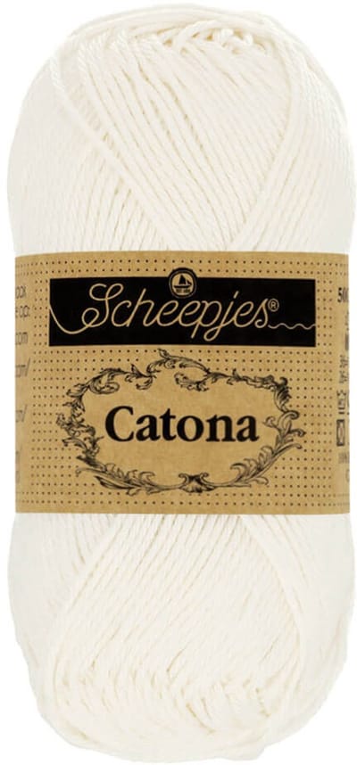 Scheepjes Catona 25gr - 105 Bridal White