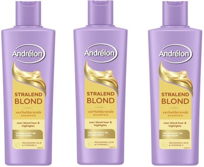 Andrélon Shampoo - Stralend Blond - 3 x 250 ml