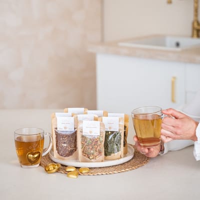 Lottea Giftbox Deluxe 'Mama's Favorieten' - thee cadeau, cadeau voor mama, cadeau voor moeder, cadeau voor mama verjaardag, moederdag pakket, moederdag geschenkset, thee cadeaupakket